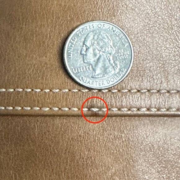 COACH Vintage Soft Legacy Demi Hobo 9564 Burnished Camel Adjustable Strap - Picture 13 of 14